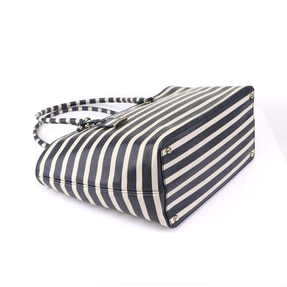 NEW Kate Spade Seaside Navy Stripe Small Harmony O Tote - Picture 9 of 11